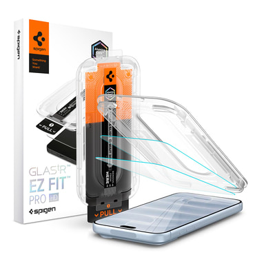 (2-pack) Képernyővédő üveg Spigen "Glas.tR EZ-FIT Pro HD (AGL12047)" iPhone 18 Pro / 17 Pro / 17 / 16 Pro készülékhez - clear