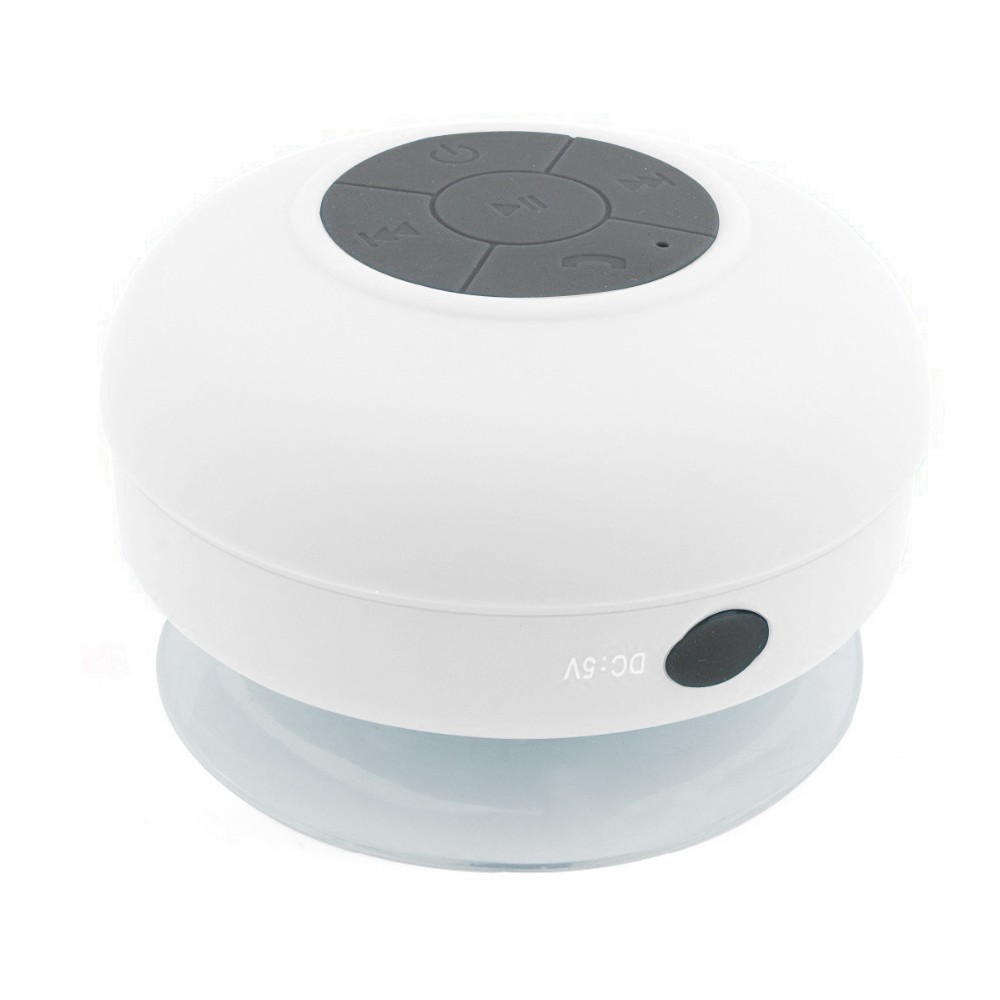 Vízálló bluetooth hangszóró "Shower Buddy" - fehér