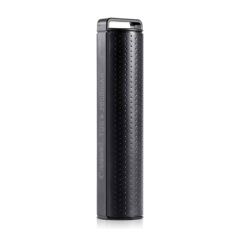 Power bank "Oval" - 2600 mAh - fekete Power bank "Oval" - 2600 mAh - fekete