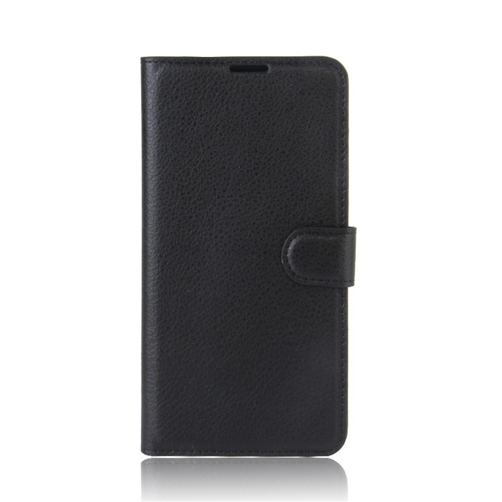 Nyitható tok műbőrből "Litchi" Samsung Galaxy Xcover 4 / 4s készülékekhez - fekete