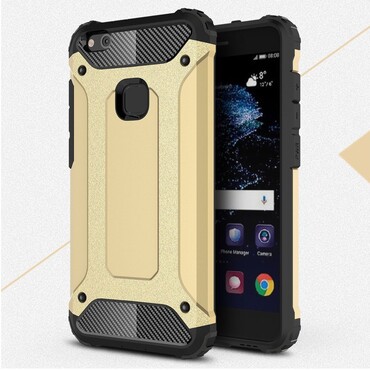 Strapabíró "Rock" védőtok Huawei P10 Lite készülékekhez – aranyszínű