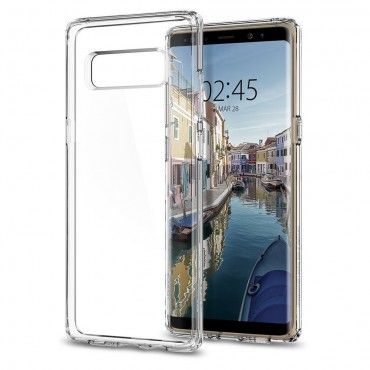 Spigen "Ultra Hybrid" védőtok Samsung Galaxy Note 8 készülékhez – crystal clear