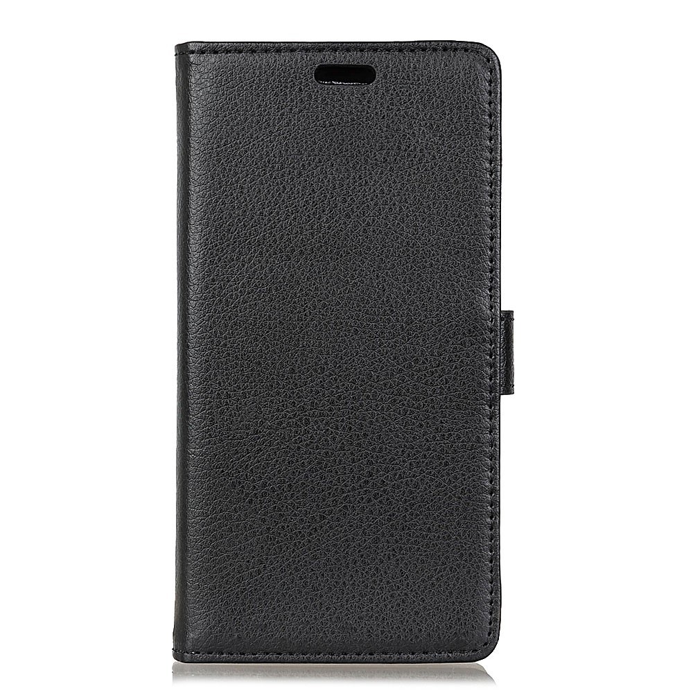 Elegáns "Litchi" tárca Huawei Mate 10 Pro készülékekhez – fekete