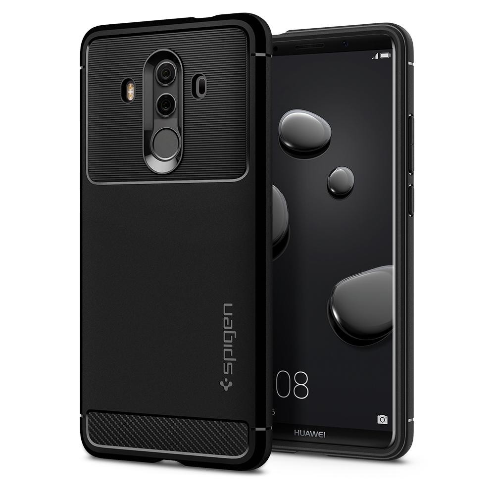 Spigen "Rugged Armor" védőtok Huawei Mate 10 Pro készülékekhez – fekete