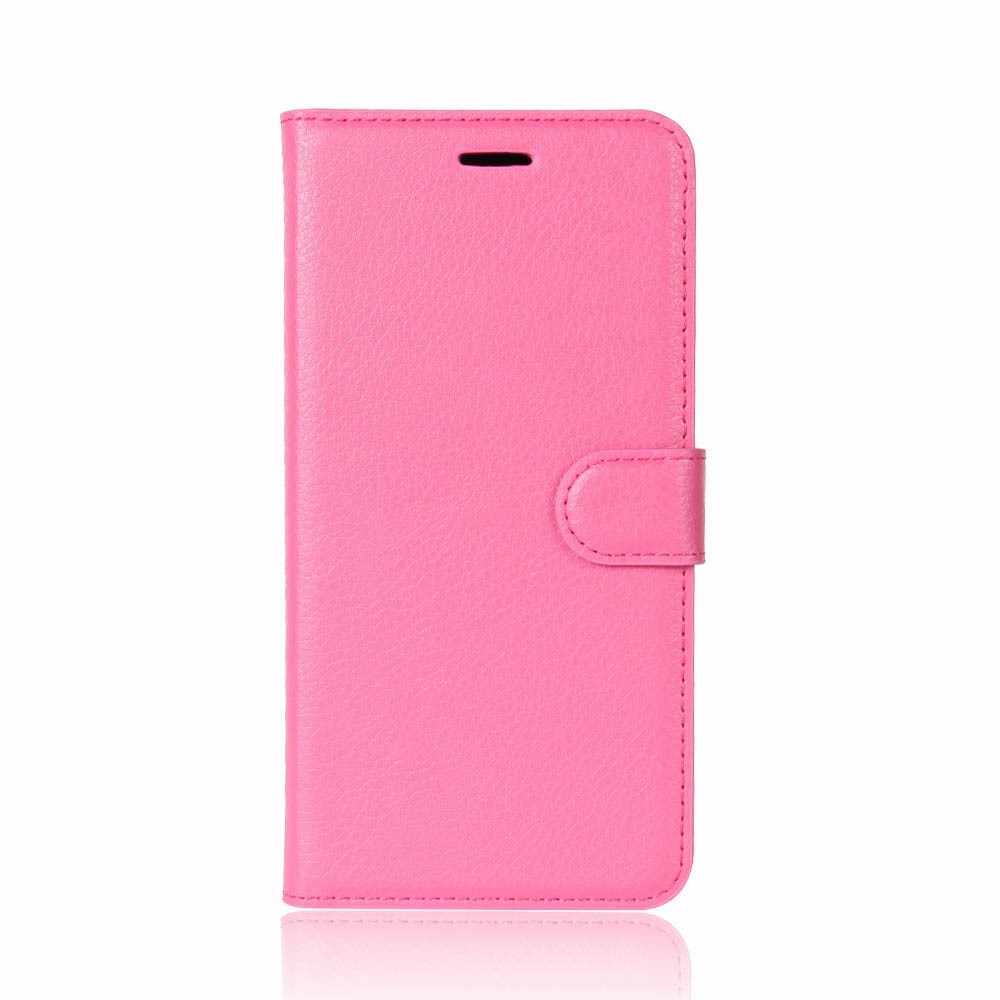 Nyitható tok "Litchi" Huawei P20 Lite készülékekhez – rózsaszín