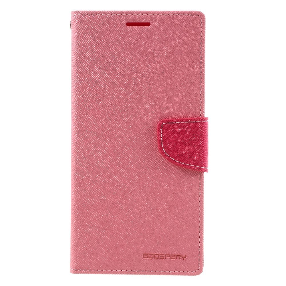Nyitható tok Goospery Fansy Diary Sony Xperia XZ2 készülékekhez - rózsaszín