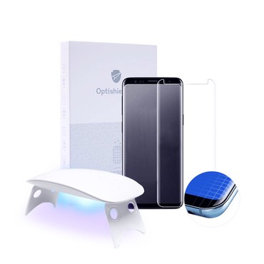 Prémium védőüveg Optishield Lux és UV lámpa