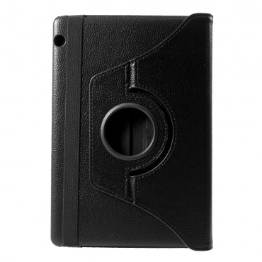Vékony elegáns nyitható tok "Rotate" Huawei MediaPad T5 10 készülékekhez - fekete