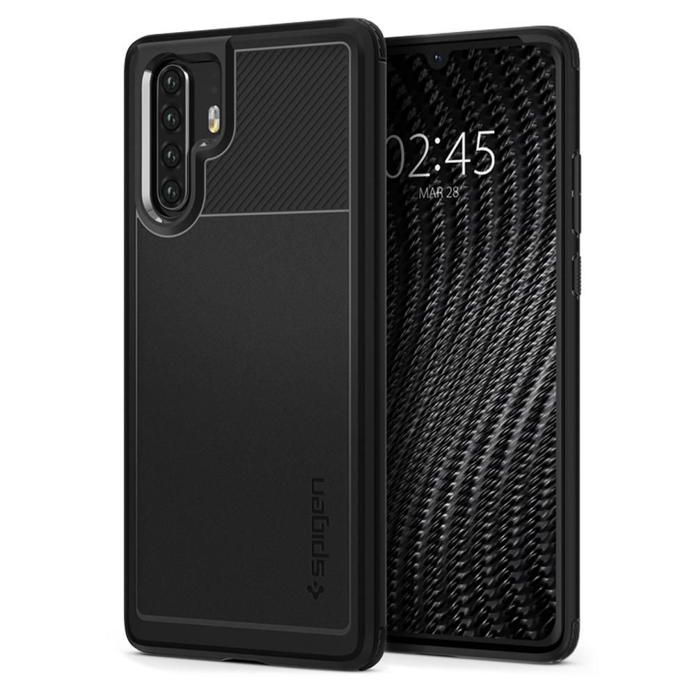 Tok Spigen "Rugged Armor" Huawei P30 Pro készülékekhez - fekete
