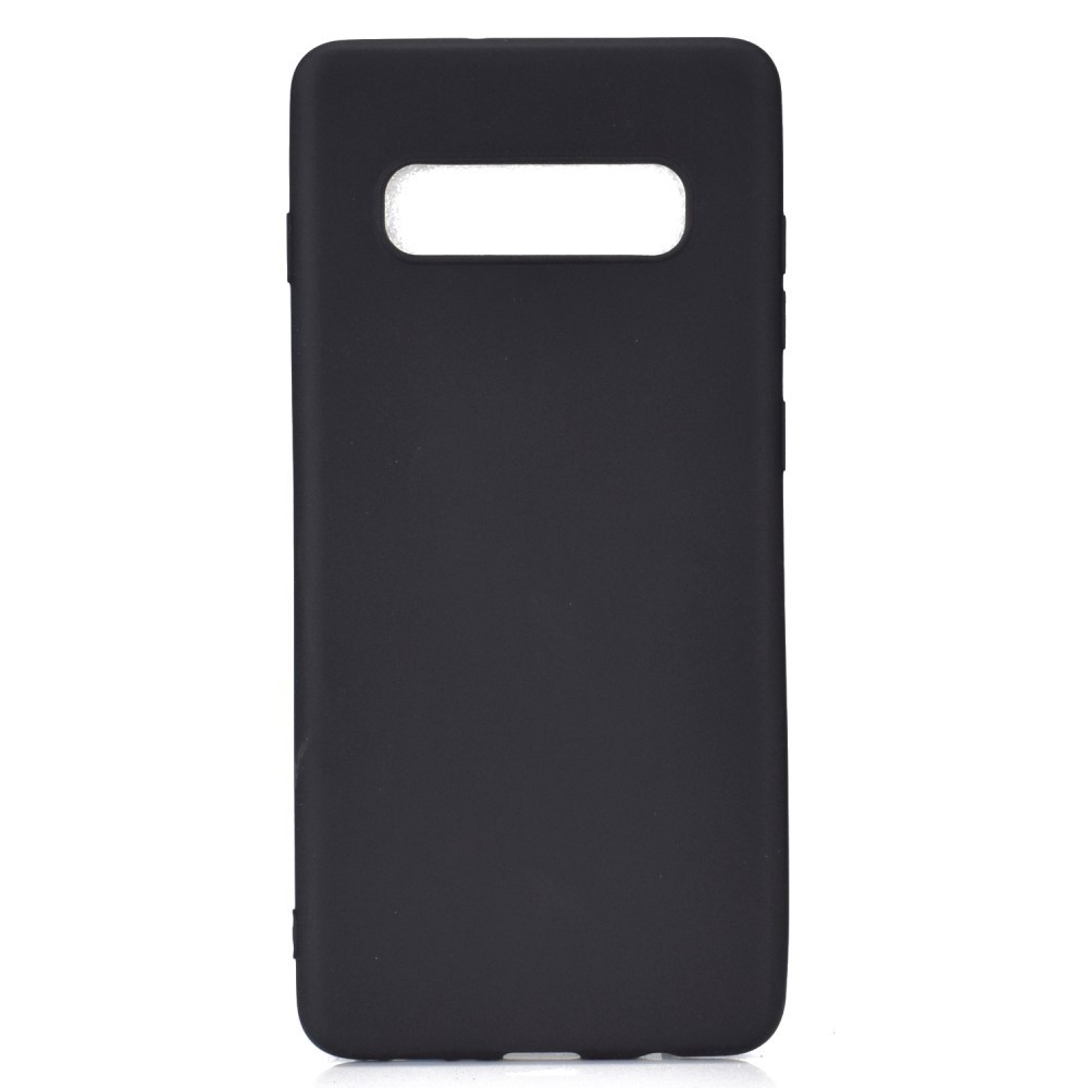 TPU gél tok Samsung Galaxy S10 Plus készülékekhez - fekete