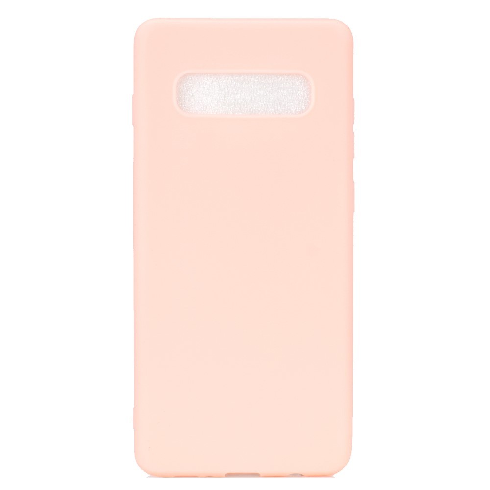 TPU gél tok Samsung Galaxy S10 Plus készülékekhez - rózsaszín