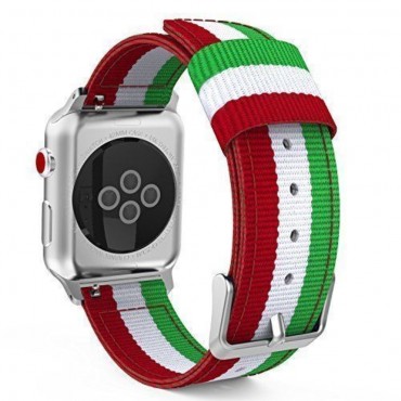 Elegáns öv "Alfa" Apple Watch Series 4 40mm készülékekhez nejlonból