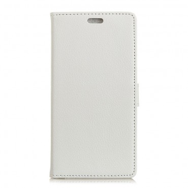 Nyitható tok "Litchi" Samsung Galaxy S10e készülékekhez - fehér