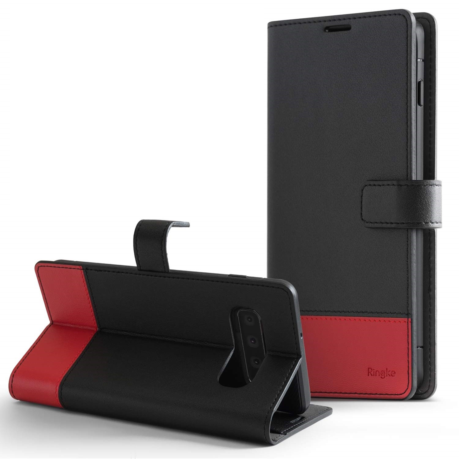 Nyitható tok Ringke "Wallet" Samsung Galaxy S10 Plus készülékekhez - black