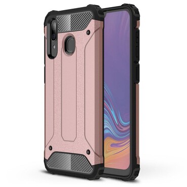 Strapabíró tok "Rock" Samsung Galaxy A30 / Galaxy A20 készülékekhez - rózsaszín Strapabíró tok "Rock" Samsung Galaxy A30 / Galaxy A20 készülékekhez - rózsaszín