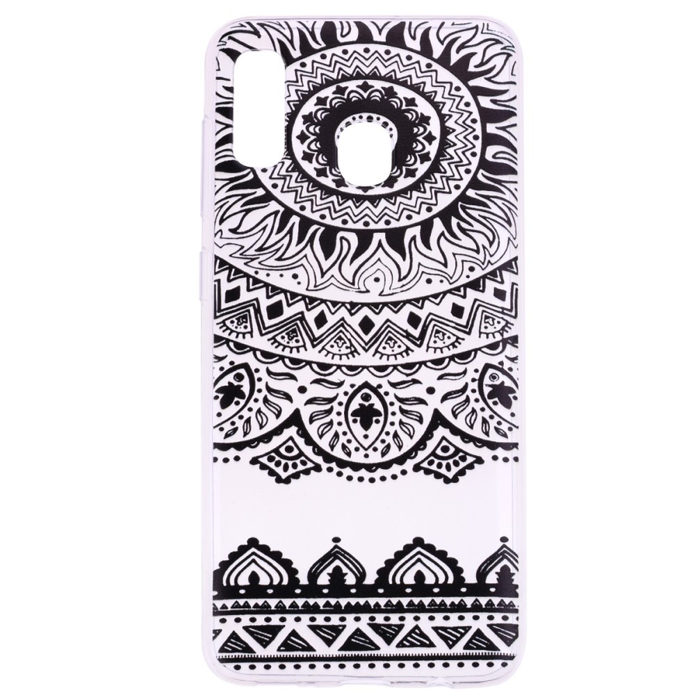 TPU gél tok "Black Mandala" Samsung Galaxy A30 / Galaxy A20 készülékekhez