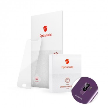 Optishield 2in1 üvegfólia a kijelzőhöz és a hátsó kamerához Samsung Galaxy S9 Plus készülékekhez