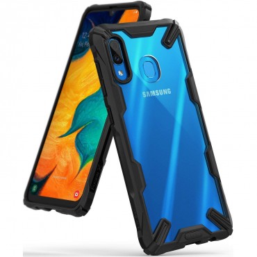 Tok Ringke "Fusion X" Samsung Galaxy A30 / Galaxy A20 készülékekhez - black Tok Ringke "Fusion X" Samsung Galaxy A30 / Galaxy A20 készülékekhez - black