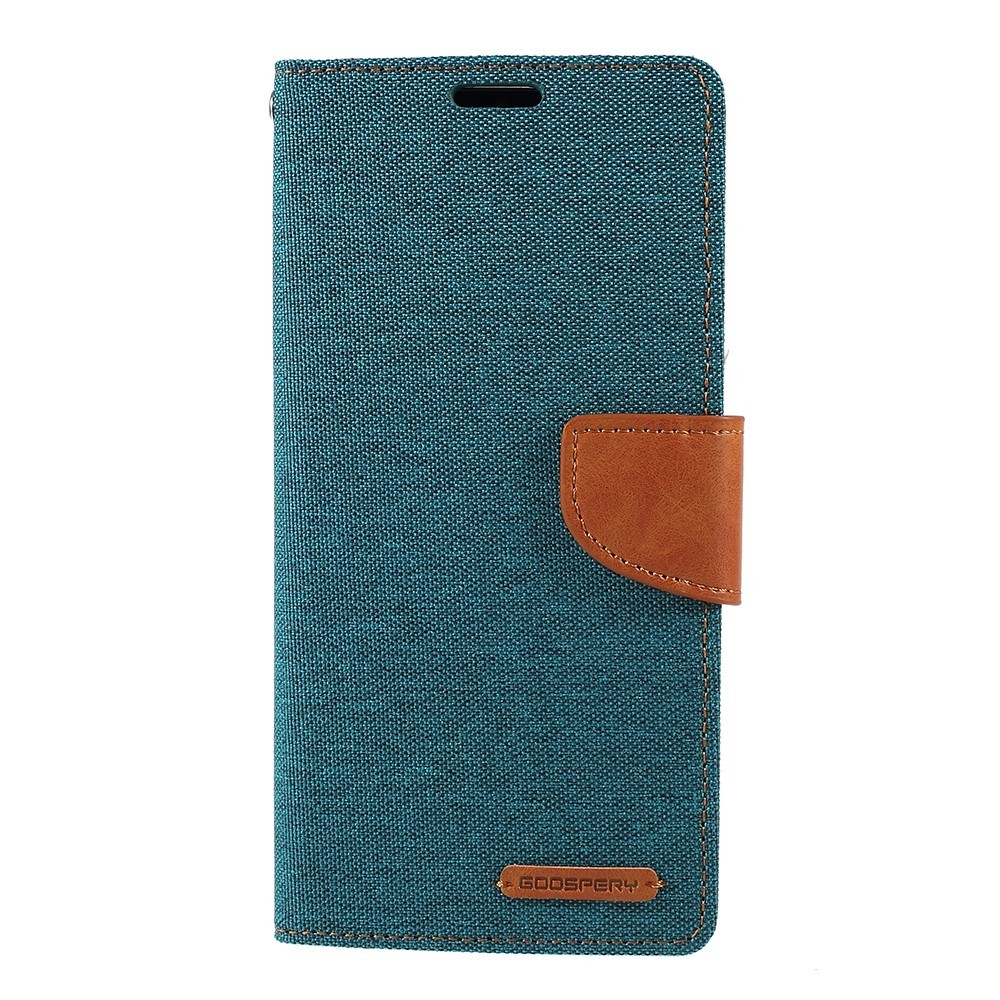 Nyitható tok Goospery Canvas Diary Huawei P30 Pro készülékekhez - zöld