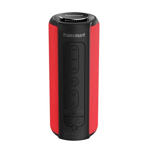 Hordozható Bluetooth hangszóró Tronsmart "T6 Plus" - piros