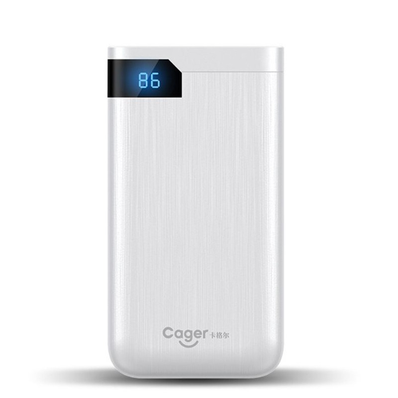 Power bank Cager "S100" - 10000 mAh - fehér