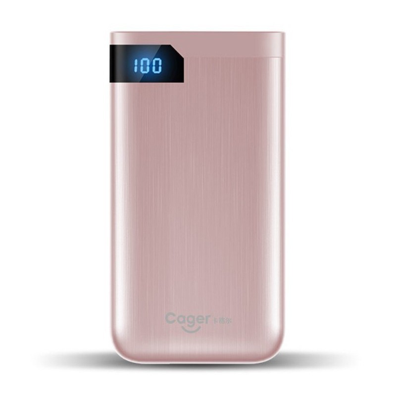 Power bank Cager "S100" - 10000 mAh - rózsaszín