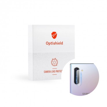 Csúcsminőségű üvegfólia a hátsó kamerához Samsung Galaxy Note 10 készülékekhez Optishield Pro
