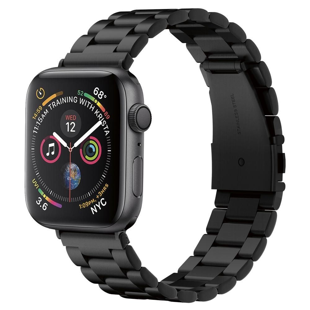 Szíj Spigen "Modern Fit" Apple Watch 49mm/46mm/45mm/44mm/42mm órákhoz - fekete
