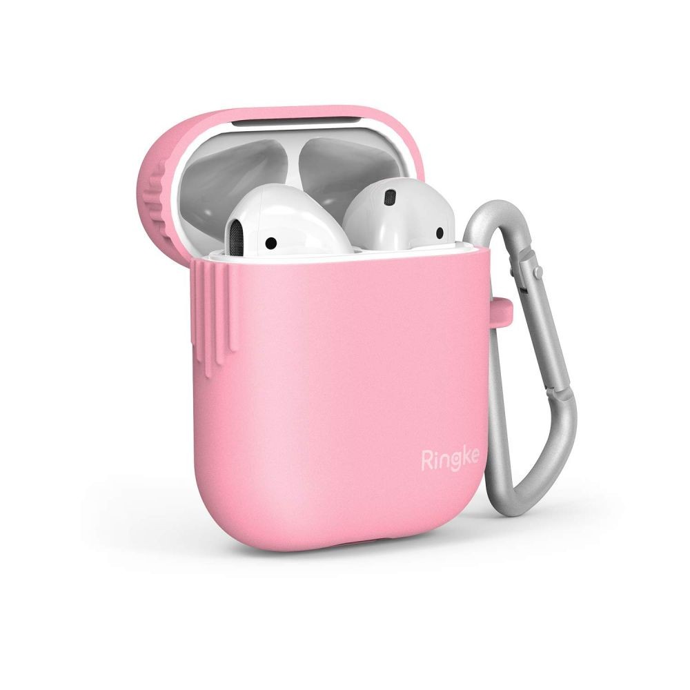 Ringke TPU gél tok AirPods fülhallgatókhoz - rózsaszín