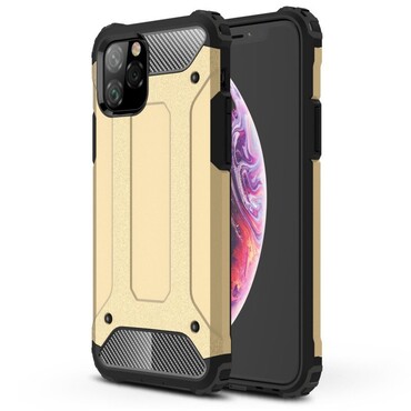 Robusztus tok "Rock" iPhone 11 Pro készülékekhez - arany