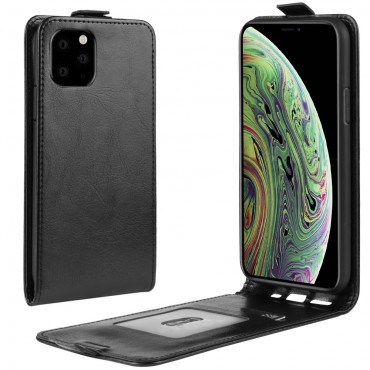 Divatos flip tok iPhone 11 Pro készülékekhez - fekete