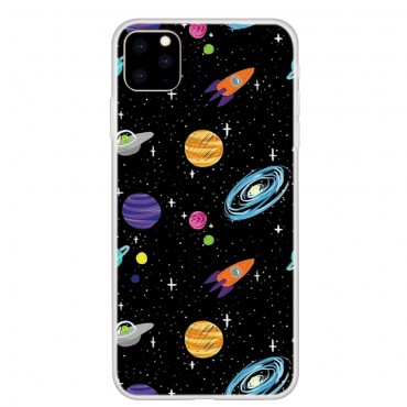 TPU gél tok "Planets" iPhone 11 Pro Max készülékekhez