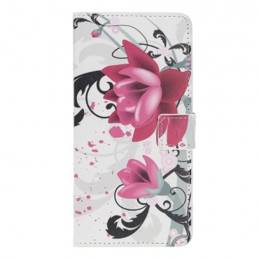 Divatos nyitható tok "Lotus Flower" iPhone 11 Pro Max készülékekhez