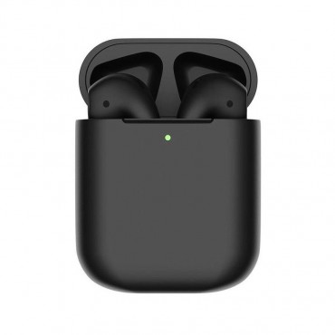 Earbuds vezeték nélküli bluetooth fülhallgató "NeroBuds" hordozható töltőállomással - mat fekete