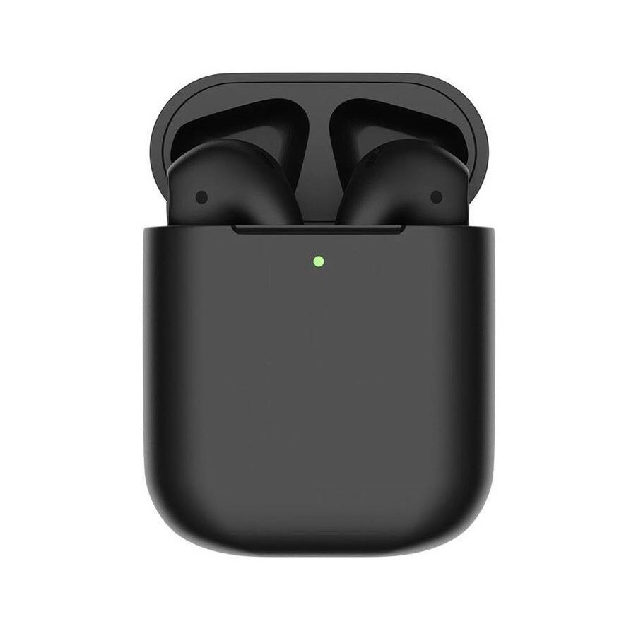 Earbuds vezeték nélküli bluetooth fülhallgató "NeroBuds" hordozható töltőállomással - mat fekete