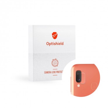 Optishield Pro kiváló minőségű üveg hátsó kamerára Samsung Galaxy A20e készülékekhez