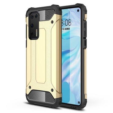 Strapabíró "Rock" védőtok Huawei P40 készülékekhez – arany