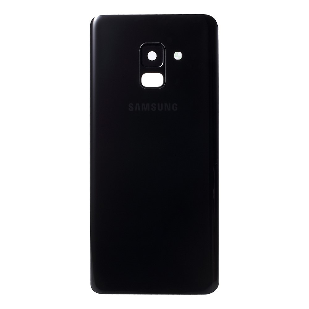 Akkufedél Samsung Galaxy A8 2018 készülékekhez - fekete - AA minőség