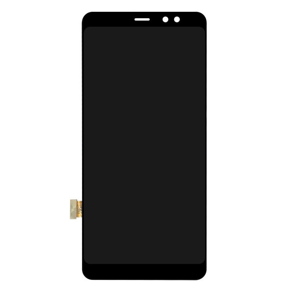 LCD kijelző Samsung Galaxy A8 Plus 2018 készülékekhez - fekete - OEM - AAA minőség