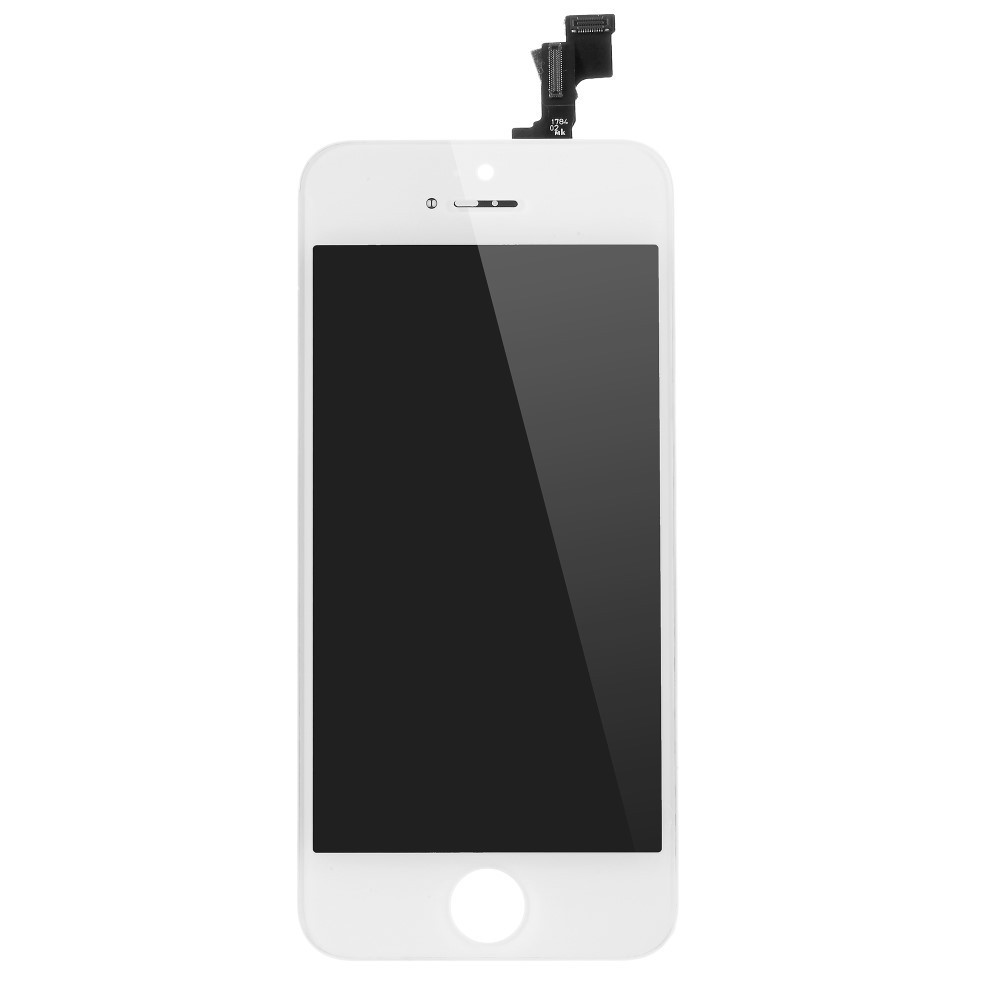 LCD kijelző iPhone SE / 5 / 5S készülékekhez - fehér - A minőség
