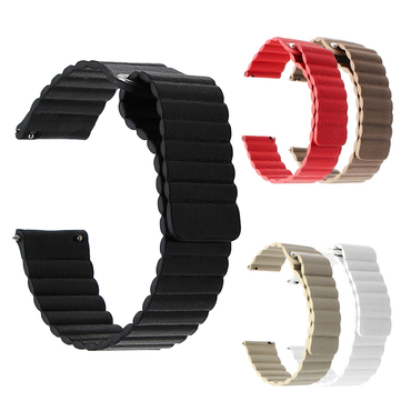 Óraszíj valódi bőrből mágneses zárással Huawei Watch GT2 42 mm készülékekhez