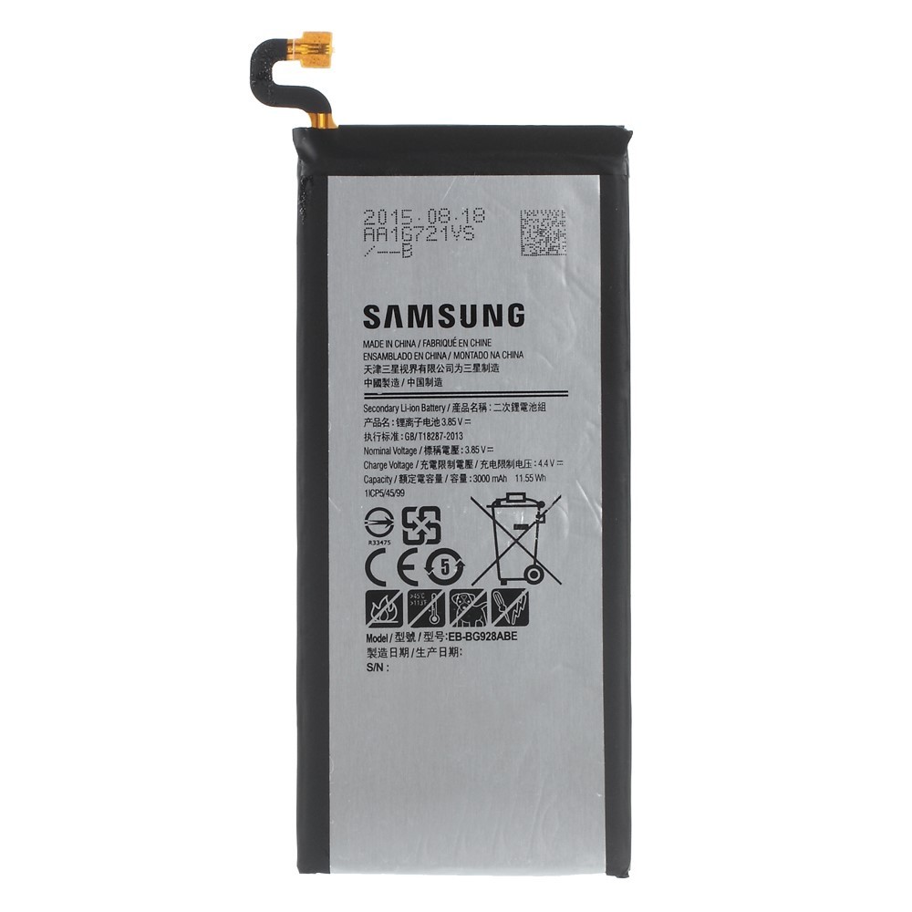 Akkumulátor Samsung Galaxy S6 Edge Plus készülékekhez - 3000 mAh - 100% eredeti