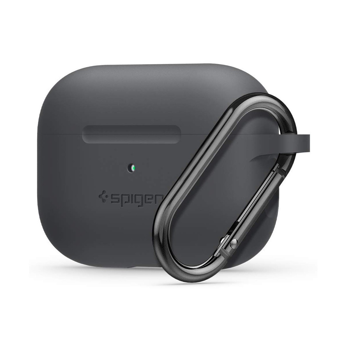 Tok Spigen "Silicone Fit" AirPods Pro készülékekhez - charcoal
