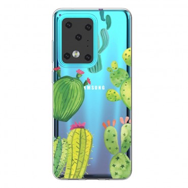 TPU gél tok "Cactus" Samsung Galaxy S20 Ultra készülékekhez