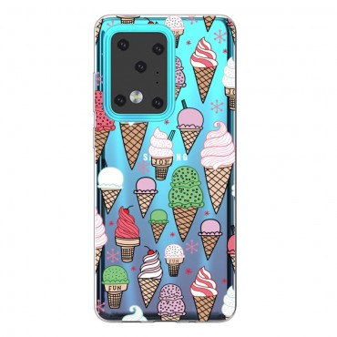 TPU gél tok "Icecreams" Samsung Galaxy S20 Ultra készülékekhez