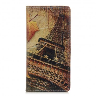 Elegáns nyitható tok "Retro Eiffel Tower" Samsung Galaxy S20 Ultra készülékekhez