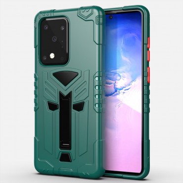 Hibrid TPU gél tok "King" Samsung Galaxy S20 Ultra készülékekhez - zöld