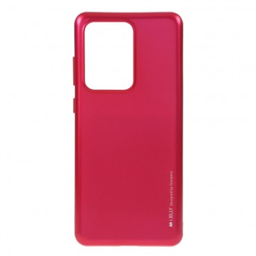 TPU gél tok Goospery iJelly Case Samsung Galaxy S20 Ultra készülékekhez - magenta