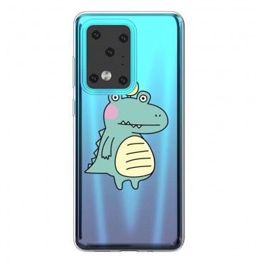 TPU gél tok "Cute Dinosaur" Samsung Galaxy S20 Ultra készülékekhez