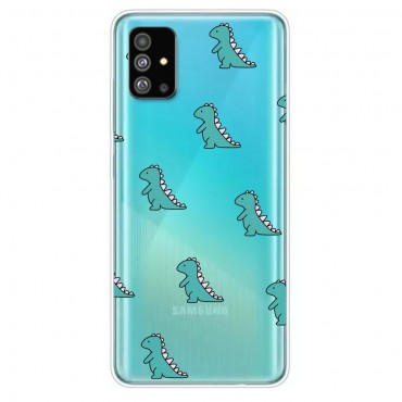 TPU gél tok "Dinosaurs" Samsung Galaxy S20 Plus készülékekhez